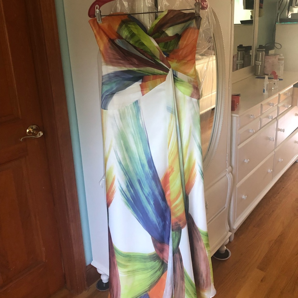 floral faviana long dress